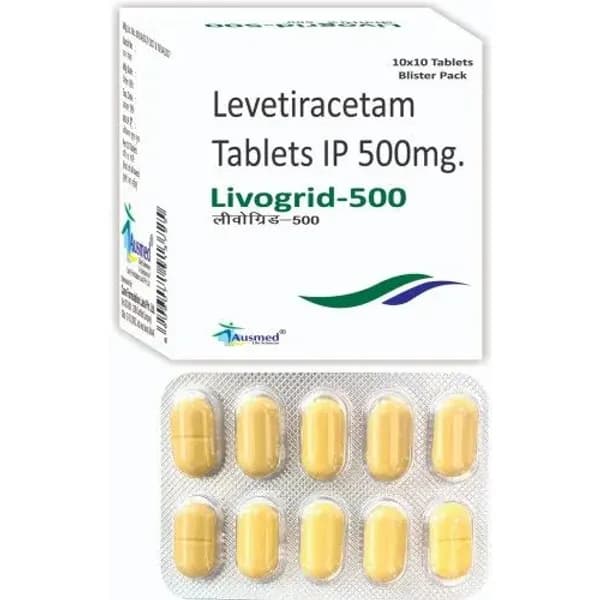 Levetiracetam Tablets IP 500mg 500mg — Buy Online from NexCure Health