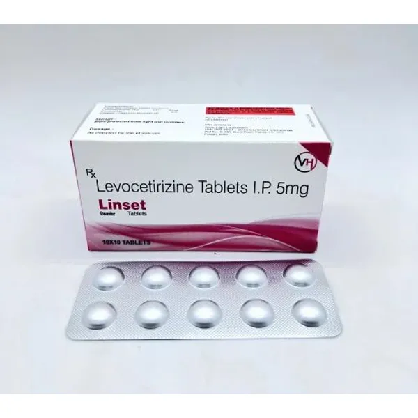 LINSET TABLET Levocetirizine Hydrochloride 5mg 5mg — Buy Online from NexCure Health
