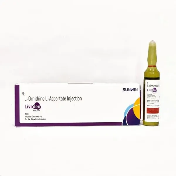 Livoden L-Ornithine L-Aspartate Injection — Buy Online from NexCure Health