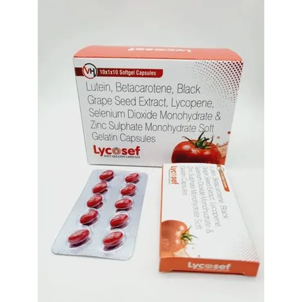 Lycopene Lutein Betacarotene Grape Seed Extract & Zinc Softgel capsules — Buy Online from NexCure Health