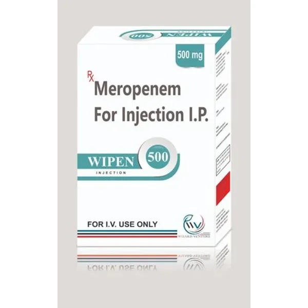 Meropenem Injection I.P. 500 mg 500 mg — Buy Online from NexCure Health