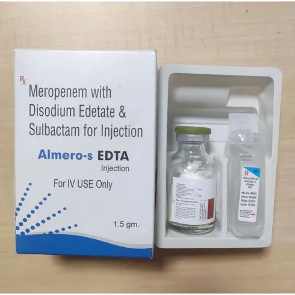 Meropenem Sulbactam Di Sodium EDTA Injection in PCD Franchise — Buy Online from NexCure Health
