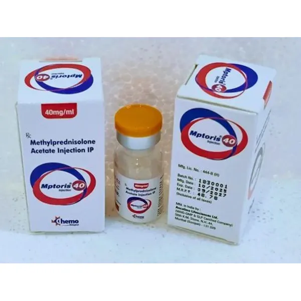 Methylprednisolone Acetate 40 MG Injection 40 MG — Buy Online from NexCure Health