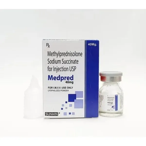 Methylprednisolone Sodium Succinate 40mg 40mg — Buy Online from NexCure Health