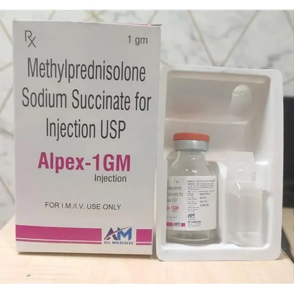 Methylprednisolone Sodium Succinate Injection 1.0 g in PCD Franchise 1.0 g — Buy Online from NexCure Health