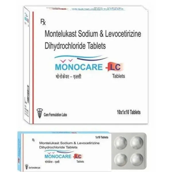 Montelukast Levocetirizine Dihydrochloride Tablets — Buy Online from NexCure Health