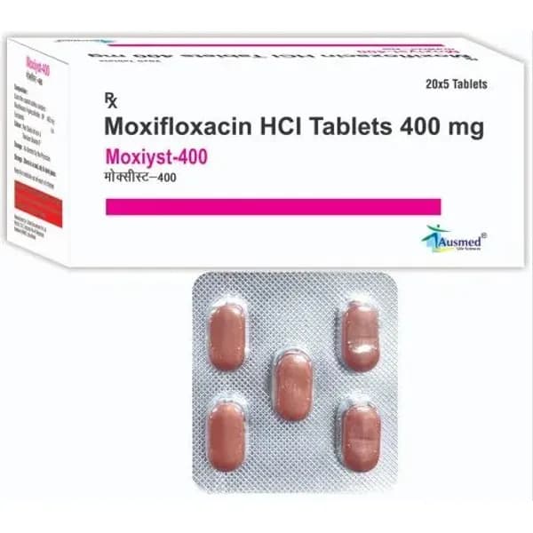 Moxifloxacin HCl Tablets 400mg 400mg — Buy Online from NexCure Health