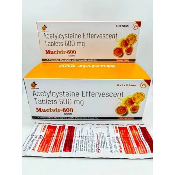 N-Acetylcysteine Effervescent Tablets 600mg 600mg — Buy Online from NexCure Health