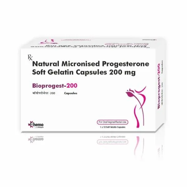 Natural Micronised Progesterone 200 Soft Gelatin Capsules 200mg 200mg — Buy Online from NexCure Health