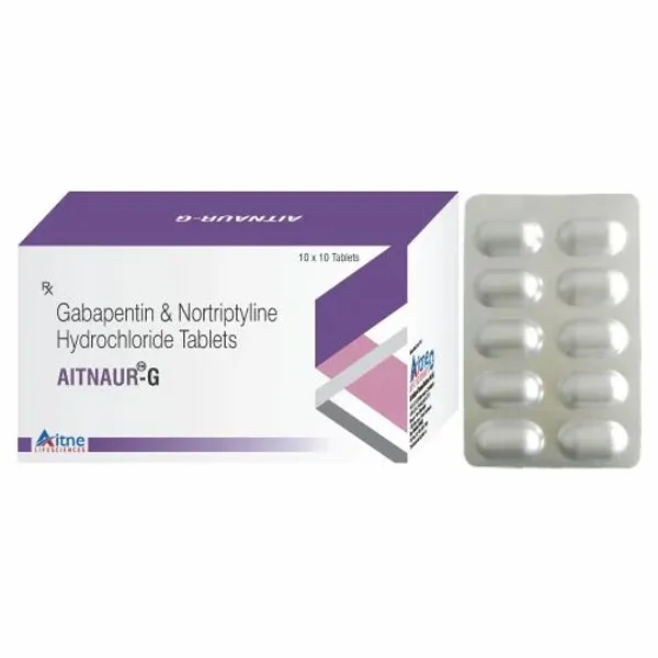 NORTRIPTYLINE 10MG +GABAPENTINE 400MG TAB ALU ALU 10MG — Buy Online from NexCure Health