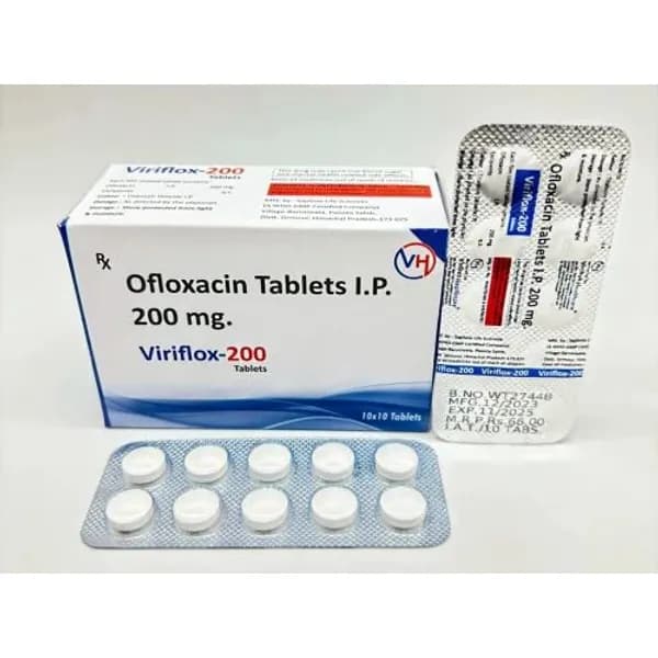 Ofloxacin 200 Mg Tablets 200 Mg — Buy Online from NexCure Health