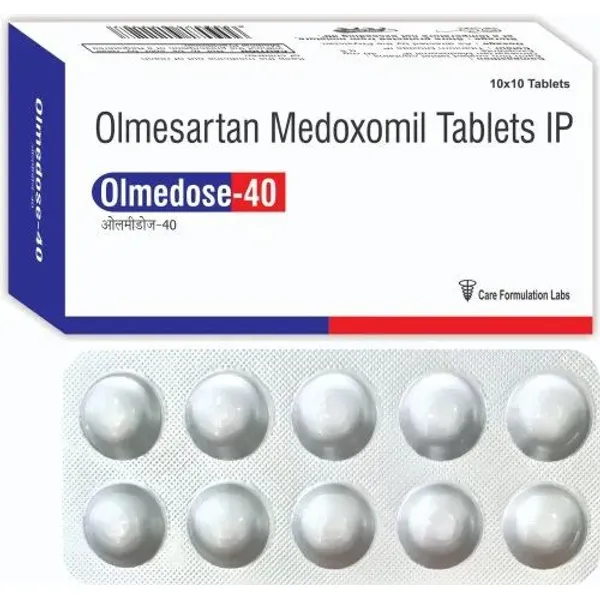 Olmedose-40 Olmesartan Medoxomil 40 mg. Hydrochlorothiazide IP 12.5 mg. 40 mg — Buy Online from NexCure Health