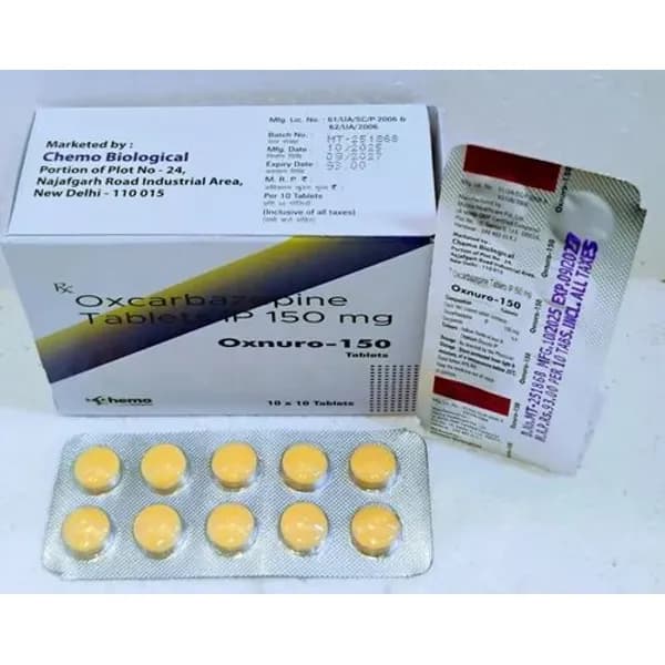 Oxcarbazepine 150mg 150mg — Buy Online from NexCure Health