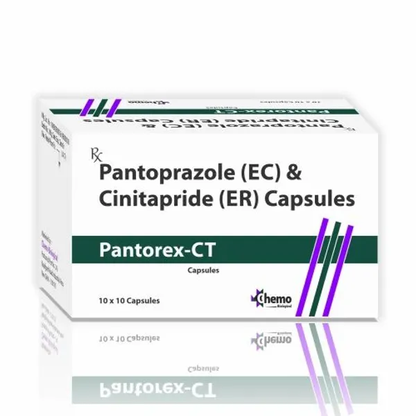 Pantoprazole EC and Cinitapride ER Capsules — Buy Online from NexCure Health