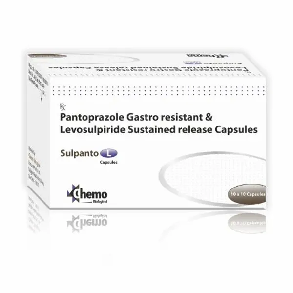 Pantoprazole Gastro Resistant And Levosulpride Sustaind Release Capsules — Buy Online from NexCure Health