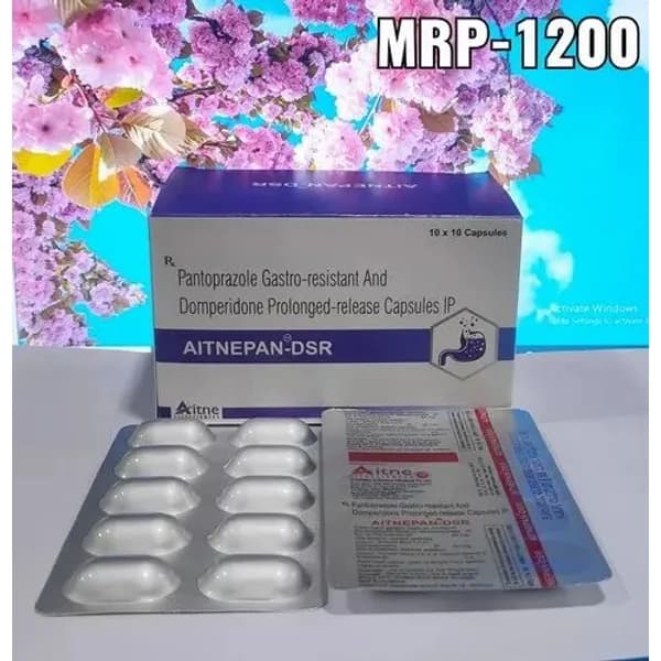 Pantoprazole Gastro Resistant & Domperidone Prolonged Release Capsule IP — Buy Online from NexCure Health