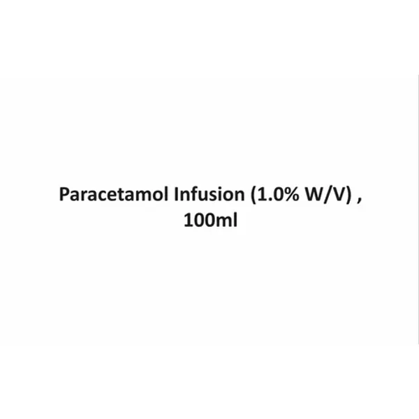 Paracetamol Infusion (1.0% W/V) 1.0% — Buy Online from NexCure Health