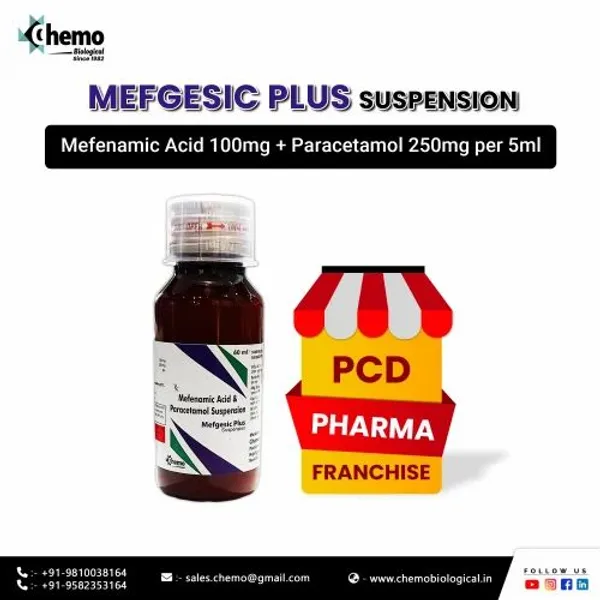 PCD Franchise for Paracetamol And Mefenamic Acid Oral Suspension — Buy Online from NexCure Health