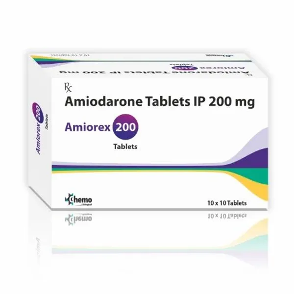 PCD Pharma Franchise for Amiodarone Tablets IP 200mg 200mg — Buy Online from NexCure Health