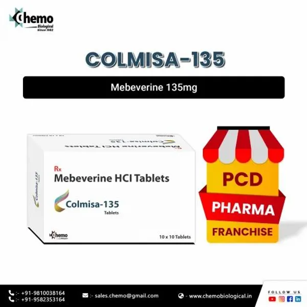 PCD Pharma Franchise for Mebeverine HCl Tablets — Buy Online from NexCure Health
