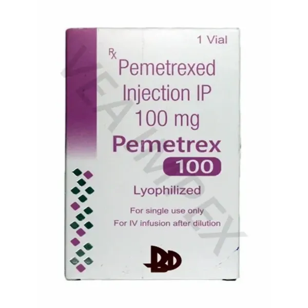 Pemetrex 100mg(Pemetrexed inj) 100mg — Buy Online from NexCure Health