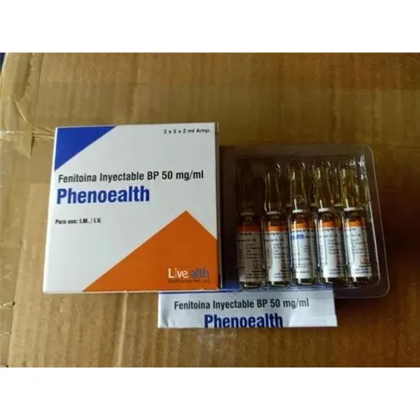 Phenoealth Phenytoin Sodium Injection 50mg/ml 50mg — Buy Online