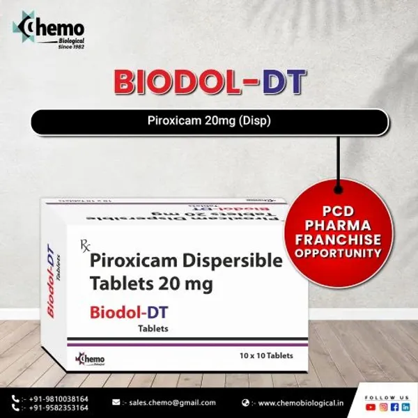 Piroxicam Dispersible Tablets 20mg 20mg — Buy Online from NexCure Health