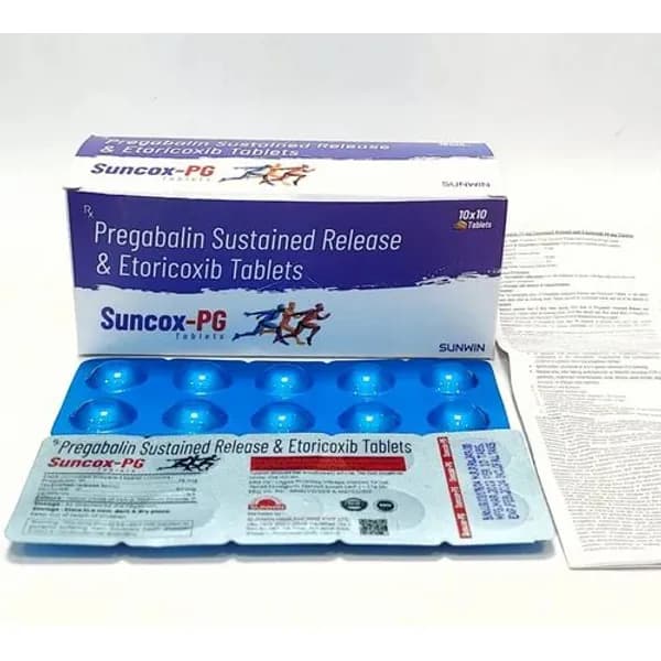Pregabalin And etoricoxib tablets — Buy Online from NexCure Health