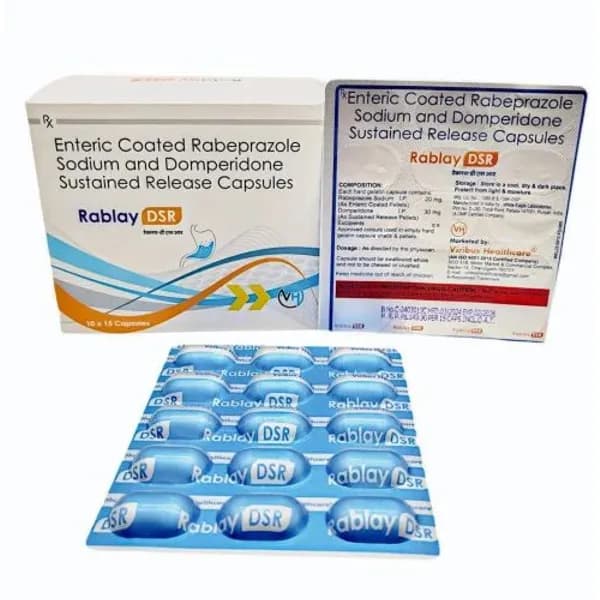 Rabeprazole Sodium (EC) 20mg + Domperidone(SR) 30mg 20mg — Buy Online from NexCure Health