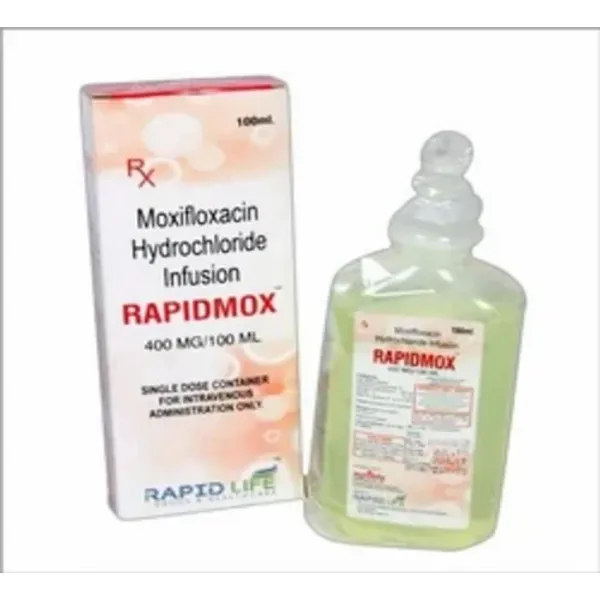 Rapidmox (Moxifloxacin Intravenous Infusion 400mg/100ml) 400mg — Buy Online from NexCure Health