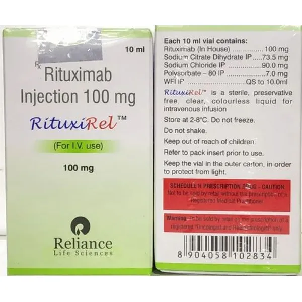 Rituximab Injection 100 Mg 10ml 100 Mg — Buy Online from NexCure Health