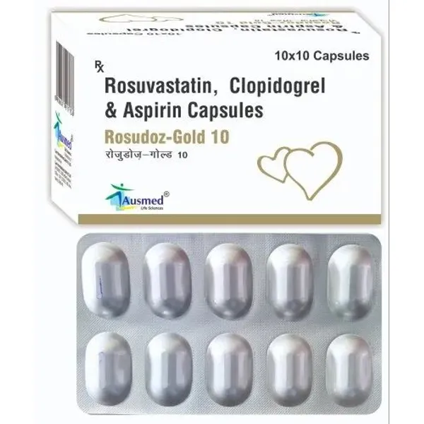 Rosuvastatin Clopidogrel And Aspirin Capsules — Buy Online from NexCure Health