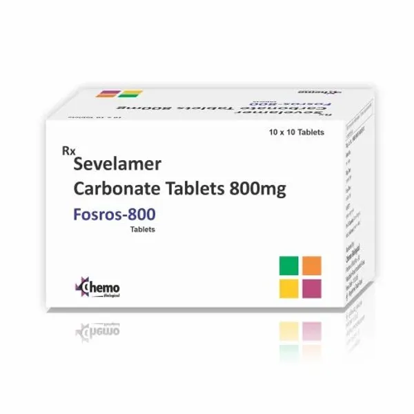 Sevelamer Carbonate Tablets 800mg 800mg — Buy Online from NexCure Health