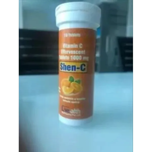 Shen C - Vit C Effervescence 10 Tablets - 1000 mg 1000 mg — Buy Online from NexCure Health