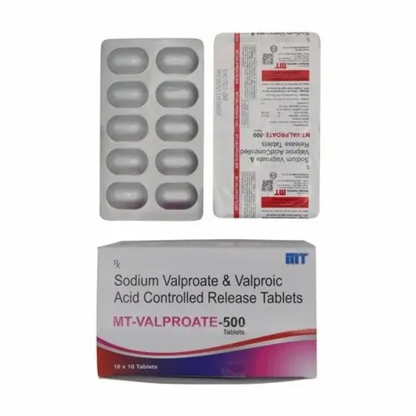Sodium Valproate 500mg Tablet 500mg — Buy Online
