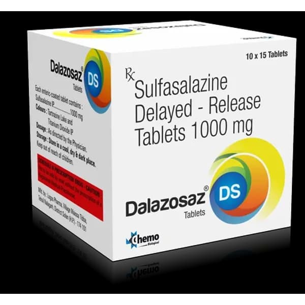 Sulfasalazine 1000mg Delayed Release 1000mg — Buy Online from NexCure Health