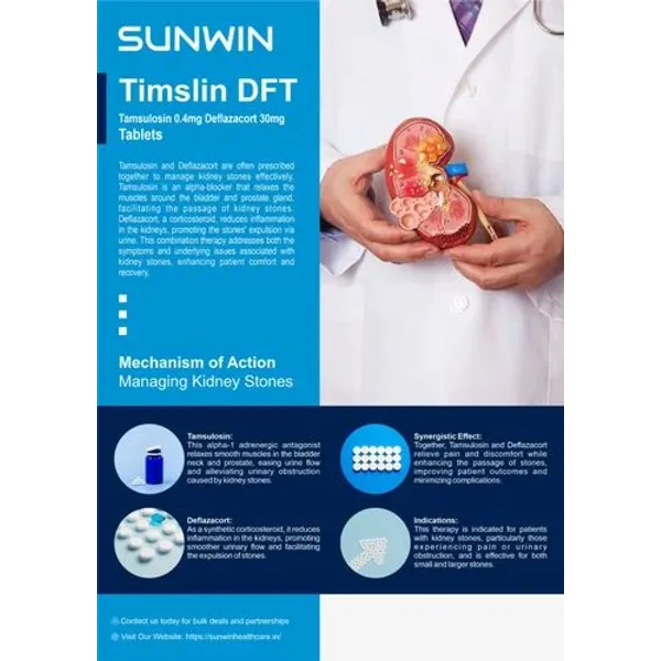 Tamsulosin 0.4mg Deflazacort 30mg 0.4mg — Buy Online from NexCure Health