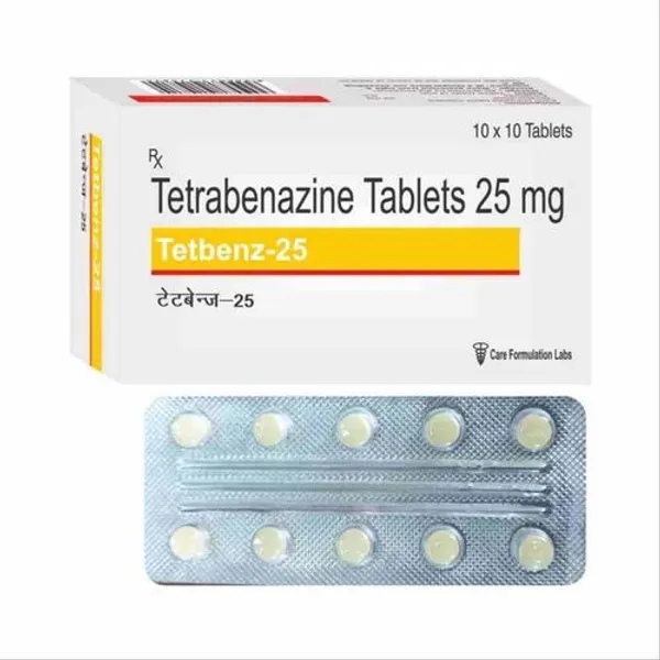 Tetrabenazine Tablet 25 Mg 25 Mg — Buy Online from NexCure Health