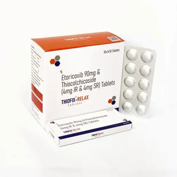Thiofix Relax Etoricoxib Thiocolchicoside Tablets — Buy Online from NexCure Health