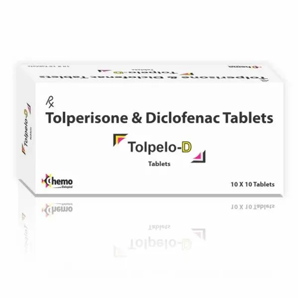 Tolperisone Diclofenac Tablet — Buy Online from NexCure Health