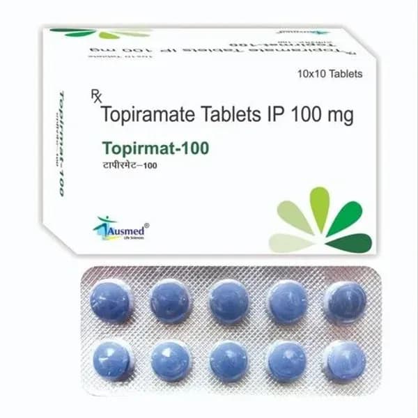 Topiramate Tablets IP 100mg 100mg — Buy Online from NexCure Health