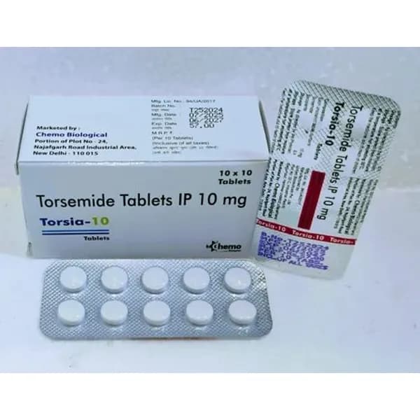 Torsemide Tablet IP 10mg 10mg — Buy Online from NexCure Health