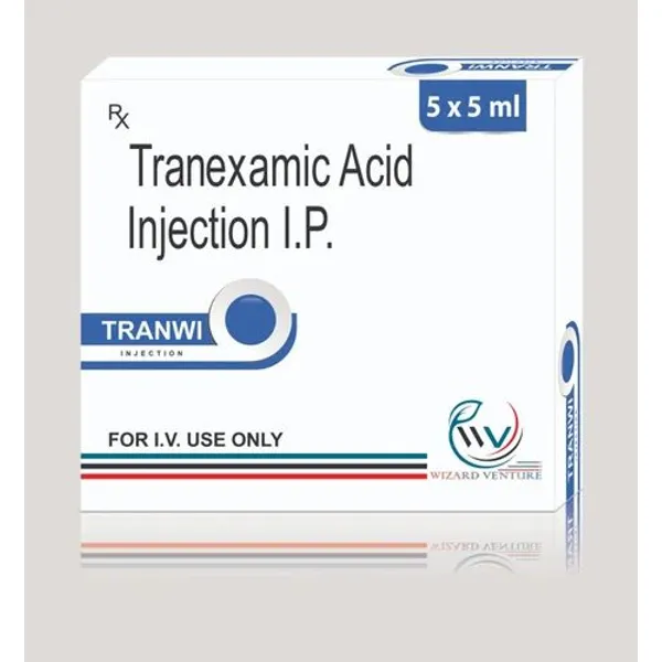 Tranexamic Acid 500 Mg Injection in PCD Franchise 500 Mg — Buy Online from NexCure Health