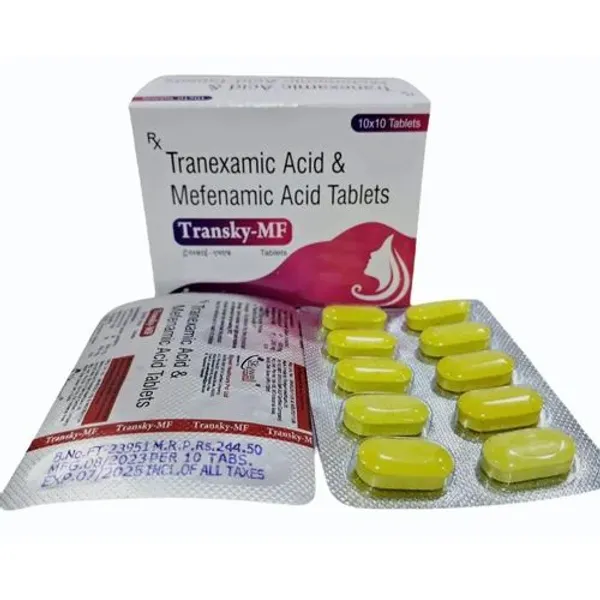 Tranexamic Acid And Mefenamic Acid Tablet — Buy Online from NexCure Health