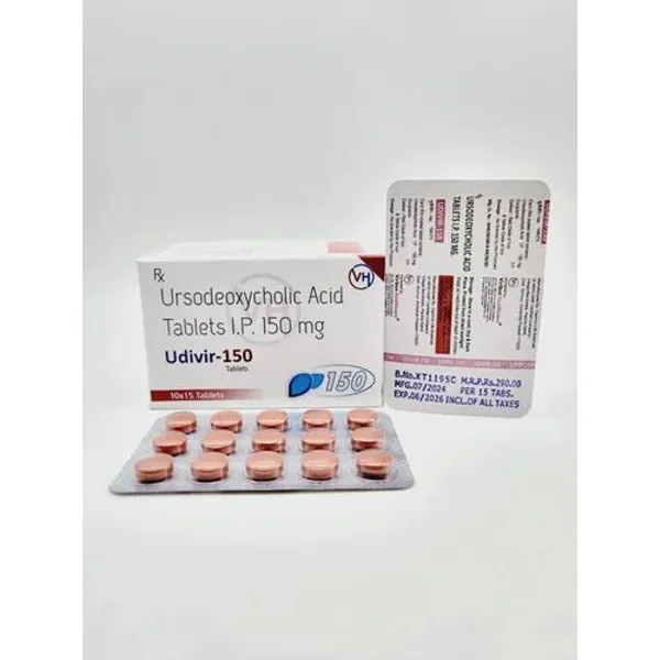 UDIVIR 150 TABLET Ursodeoxycholic acid 150MG TABLET 150MG — Buy Online from NexCure Health