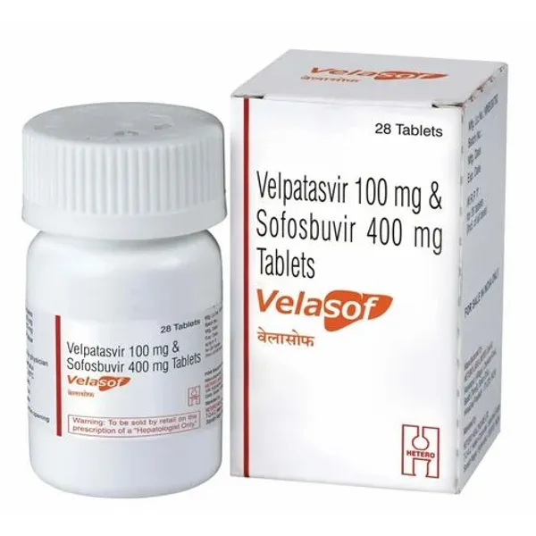 Velasof (Velpatasvir 100mg & Sofosbuvir 400mg ) 100mg — Buy Online from NexCure Health