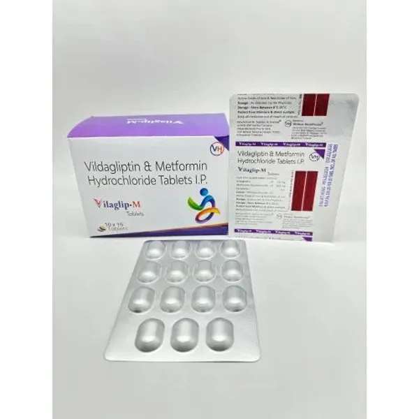 VILAGLIP M TABLET Vildagliptin 50mg & Metformin 500mg 50mg — Buy Online from NexCure Health