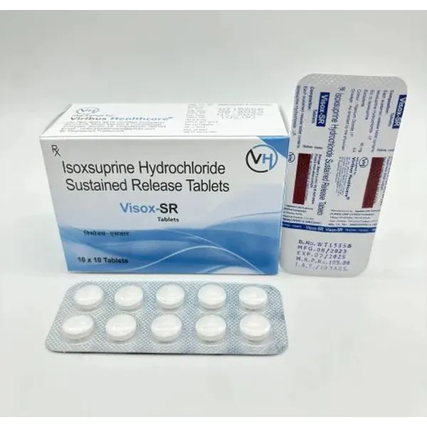VISOX SR TABLET Isoxsuprine Sr 40mg 40mg — Buy Online from NexCure Health