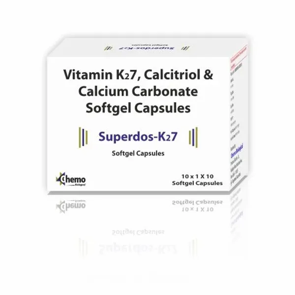 Vitamin K27, Calcitriol and Calcium Carbonate Softgel Capsule — Buy Online from NexCure Health