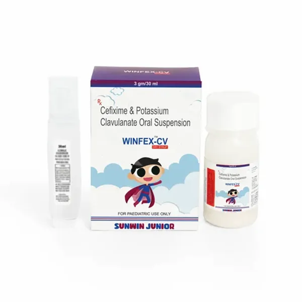 Winfex CV Cefixime Potassium Clavulanate Oral Suspension Dry Syrup — Buy Online from NexCure Health